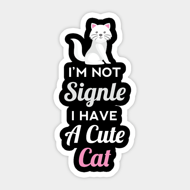 Cute Cat Sticker by designdaking